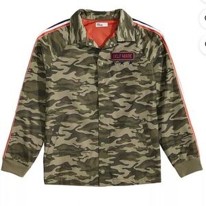 Epic Threads NEW Big Boy's Camo Print Jacket Green Size Large